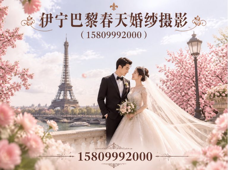 昭苏县伊宁巴黎春天婚纱摄影展示图